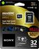 Paměťová karta Sony microSDHC 32 GB Class 10 UHS-I + SD adaptér (SR-32UZ)