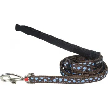 Red Dingo vodítko 12 mm/1,8 m, Blue Spots on Brown