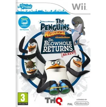Hra pro starou konzoli uDraw The Penguins of Madagascar: Dr. Blowhole Returns Again! Wii