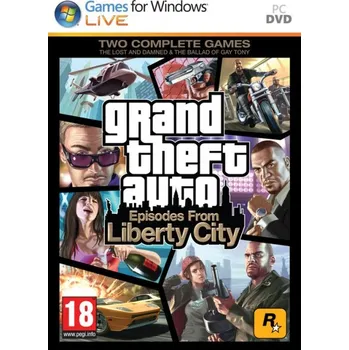 Počítačová hra Grand Theft Auto IV: Episodes from Liberty City PC krabicová verze