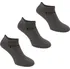 Pánské ponožky Everlast 3 Pack Trainer Socks Grey
