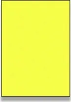 Samolepící etiketa Samolepicí etikety Rayfilm Office - fluo žlutá, 100 archů