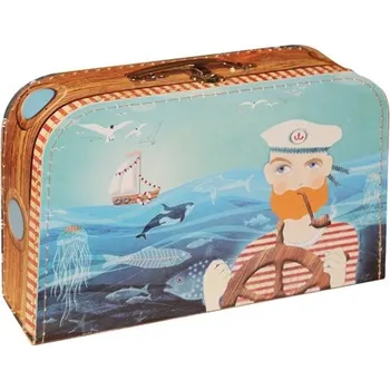 Kazeto Šitý kufřík 35 x 22 x 10 cm, námořník Školní kufřík Kazeto Šitý kufřík 35 x 22 x 10 cm, námořník