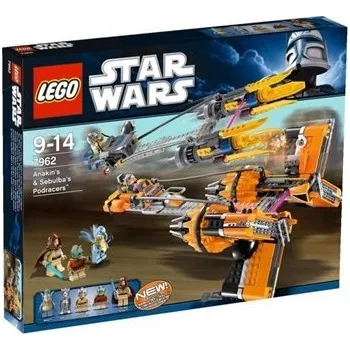 Stavebnice LEGO LEGO Star Wars 7962 Anakin's and Sebulba's Podracer
