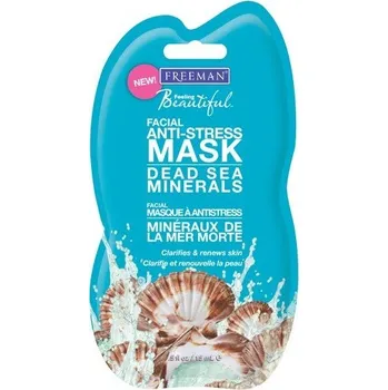 Freeman Antistresová pleťová maska s minerály z Mrtvého moře (Facial Anti-Stress Mask Dead Sea Minerals)