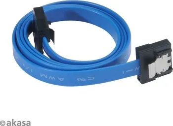 Kabel do PC AKASA PROSLIM SATA 30cm modrý (AK-CBSA05-30BL)