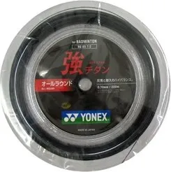 Badmintonový výplet Badmintonový výplet Yonex Micron BG65 Black (0.70 mm) - délka 200 m