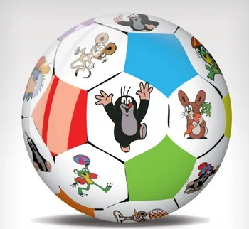 Fotbalový míč Míč fotbalový Krtek 230 mm