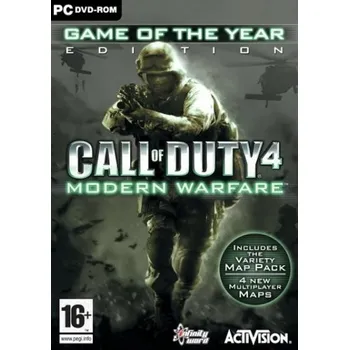 Počítačová hra Call of Duty 4 Modern Warfare Game of the Year edition PC krabicová verze