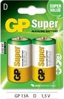 GP Baterie Ultra Alkaline R20 (D, velké mono) bl.