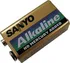 Článková baterie Baterie Sanyo 9V alkalická