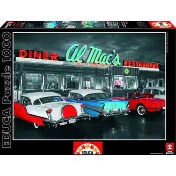 Puzzle Educa Americká auta 1000 dílků