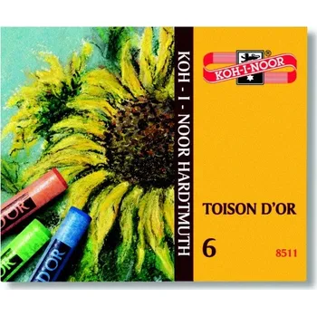 Výtvárné potřeby KOH-I-NOOR křídy Gioconda 8511 - 6 barev (36980)