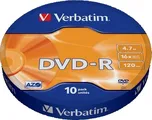 Verbatim DVD-R 16x 4.7GB bulk 10 ks