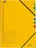 Leitz třídící desky s gumičkou A4, 7 listů, žluté