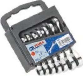 Klíč Sada kompaktních ráčnových klíčů 7 dílů Tona Expert E111104T