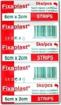 Náplast Fixaplast strip 6 x 2 cm 5 ks