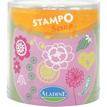 Dětské razítko Razítka Aladine Stampo Scrap - Kytičky a ornamenty