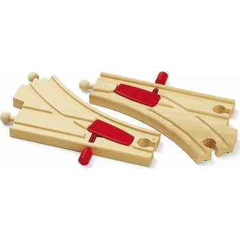 Vláček a vláčkodráha Brio Výhybky se zarážkou 1 pár