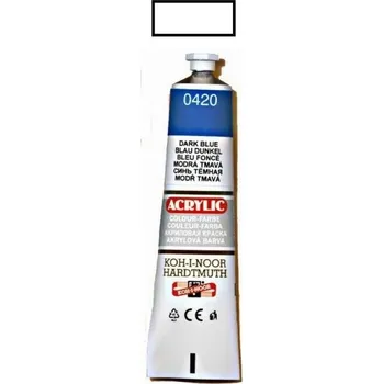 Výtvarná barva Akrylové barvy KOH-I-NOOR ACRYLIC - bílá 40ml