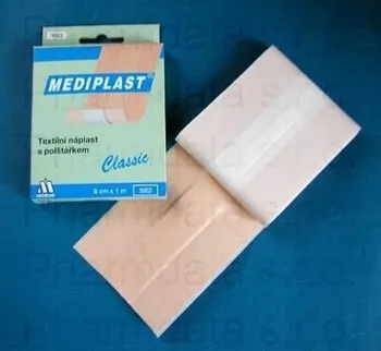 Náplast Rychloobvaz Mediplast 8cmx1m textil.1ks 1663