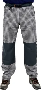 Pánské kalhoty REJOICE MOTH K112/U55 šedá kostka - plátěné kalhoty rejoicky Velikost M