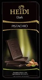 Čokoláda Heidi Dark Pistachio Hořká čokoláda s pistácií 80g