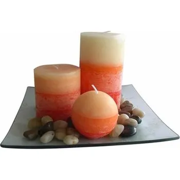 Bytová dekorace Toro Dárkový set 3 svíčky