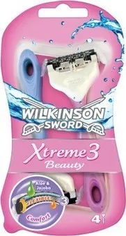 Holítko Wilkinson Xtreme 3 Beauty holící strojek 3 břity 3 + 1 ks zdarma