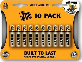 Článková baterie JCB SUPER alkalická baterie LR06, blistr 10 ks