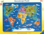 Ravensburger Mapa světa se zvířaty 30…