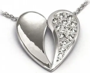 Přívěsek Zlatý diamantový náhrdelník s přírodními diamanty 585/3,02gr J-21273-12 J-21273-12