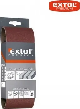 Brusný papír EXTOL PREMIUM plátno brusné nekonečný pás P60, 457x75mm, balení 3ks 8803506
