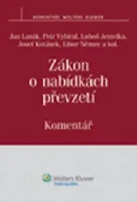 kniha Zákon o nabídkách převzetí - Komentář - Jan Lasák