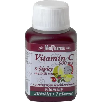 MedPharma Vitamín C 500 mg s šípky
