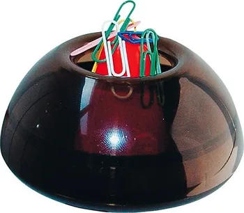 Děrovačka Magnetický držák na dopisní sponky ICO lux - černá transparentní