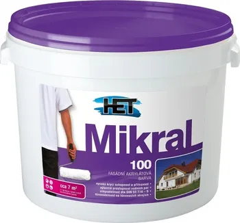 Fasádní barva HET Mikral 100 15 + 3 kg