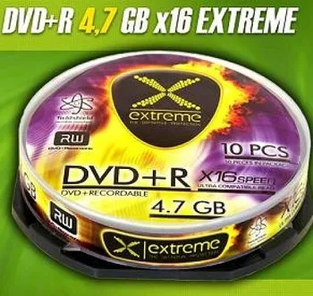 Optické médium Extreme DVD+R 4.7GB 16x