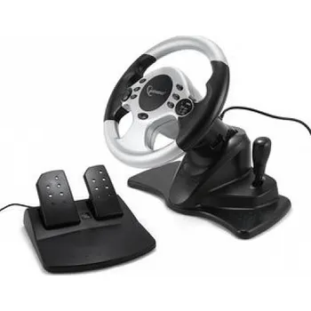 Herní volant Gembird Multi-interface 4-in-1 volant a pedály s 2