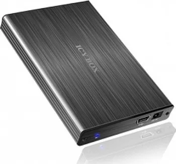 Icy Box externí box pro 2.5'' HDD, SATA do USB, černý + ochranné pouzdro