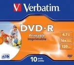 Verbatim DVD-R jewel case 10 4.7GB 16x…