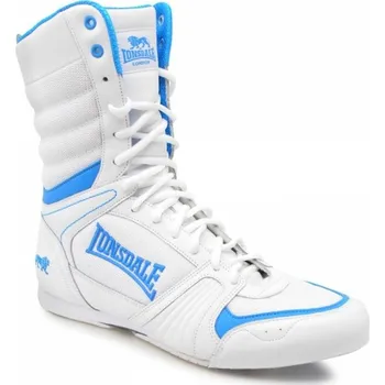 Boxerská obuv Lonsdale Cyclone Boxing pánské boty bílé
