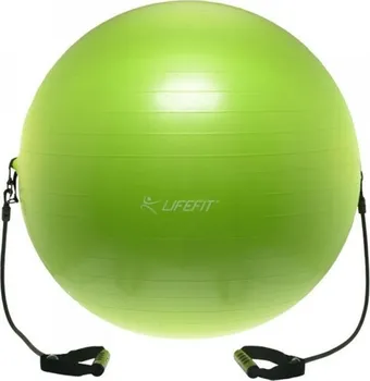 Gymnastický míč LIFEFIT s expanderem GYMBALL EXPAND 55 cm