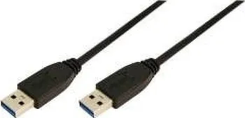 Datový kabel LOGILINK - Kabel USB 3.0 Type-A Male typu samec 1m, černá