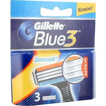 Příslušenství k holicímu strojku Gillette Blue 3 náhradní hlavice 3 ks