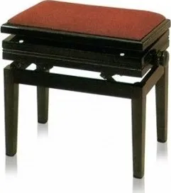 Stolička klavírní Discacciati 105R/41/30E černý lesk/černý vinyl