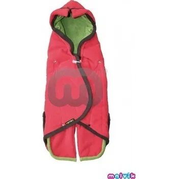 Fusak EMITEX Cocoon Klasik zavinovací fusak, červený/hráškový