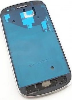 Náhradní kryt pro mobilní telefon SAMSUNG i8190 Galaxy S3 Mini přední kryt (rám) white / bílý
