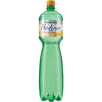 Poděbradka Prolinie jemně perlivá 1,5 l, pomeranč