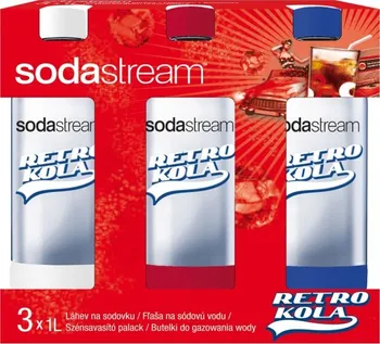 Příslušenství pro výrobník sody Sodastream TriPack Retro Kola 1 l